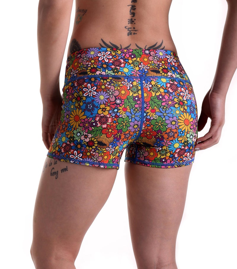 Tough Mode Women's 3" Athletic Workout Volleyball Running WOD Compression Shorts - Image 5